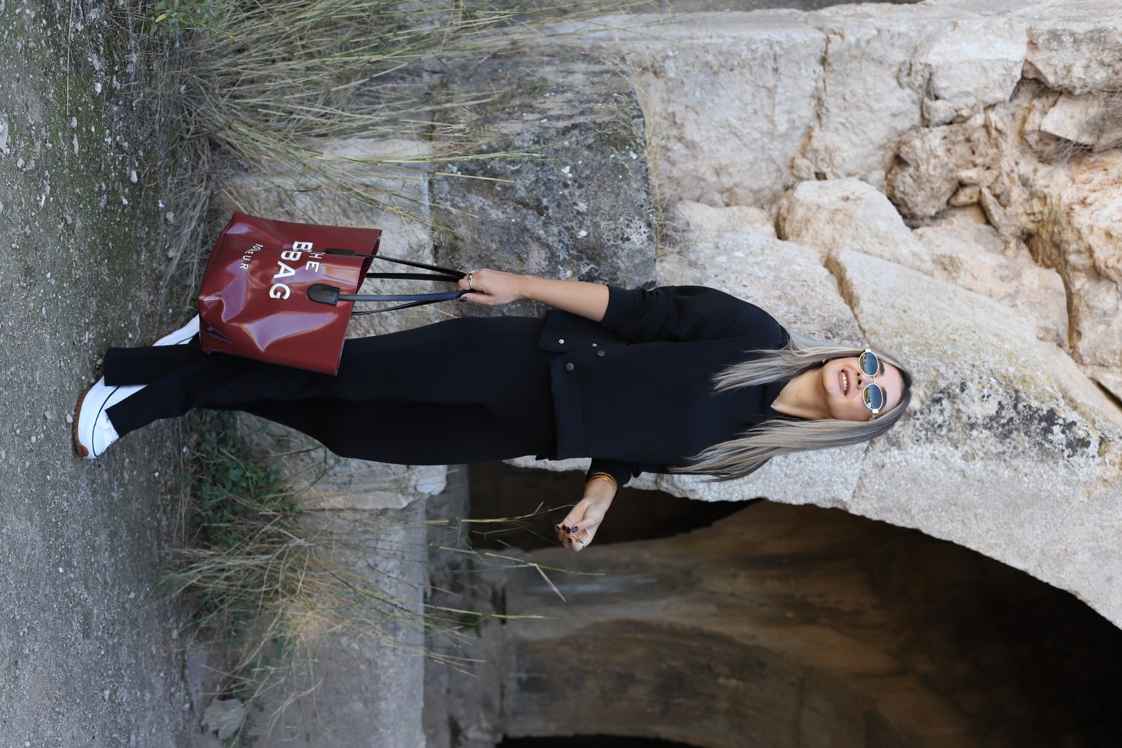 Siyah Çıtçıt Detay Kapüşonlu Modal Eşofman Takımı