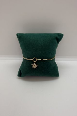 B-50 Gold Kar Tanesi Bileklik