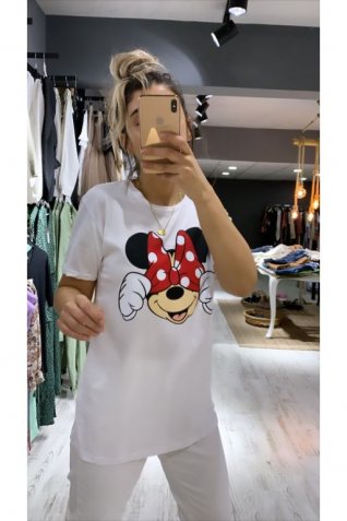 Beyaz Micky tshirt