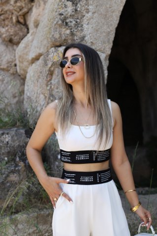 Beyaz Mix-it Cuplu Bralet