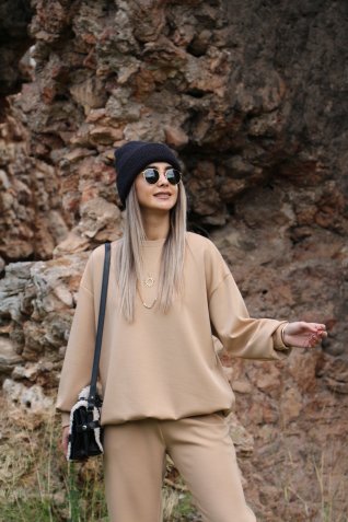 Camel Renk Oysho Takım