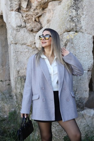 Gri Kaşe Blazer