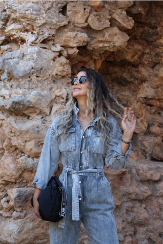 Gri Kemerli Kot Tulum