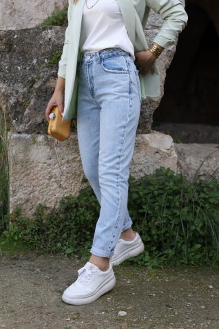 Mavi High Waist Mom Fit Jean