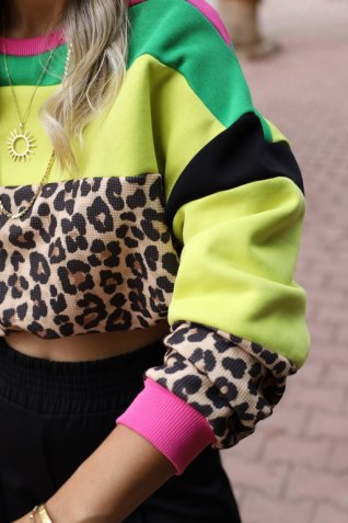 Pembe Leopar Desen Sweet