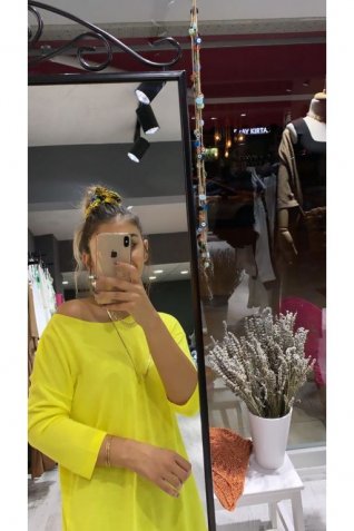 Sarı Merserize Bluz