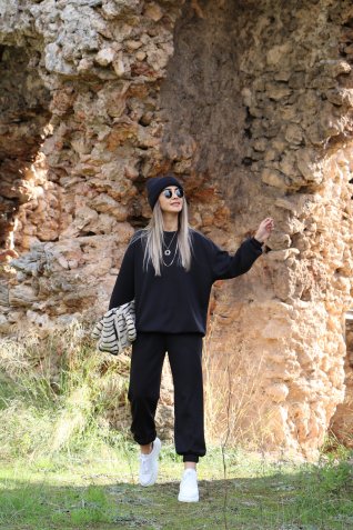 Siyah Renk Oysho Takım