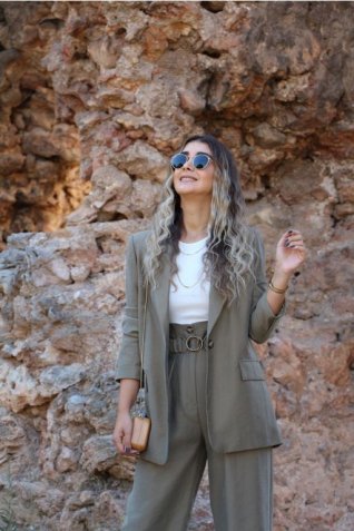Yeşil Blazer Ceket