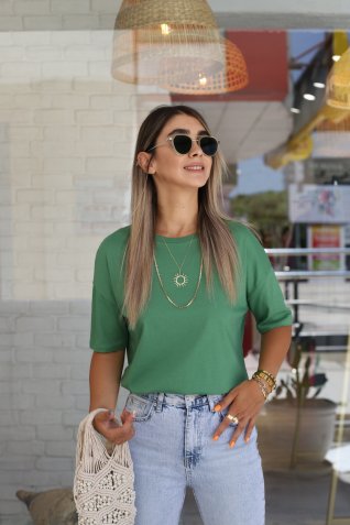 Yeşil Salaş Tshirt